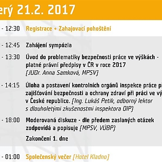 International Technical Symposium, Kladno, 21-22 Feb 2017